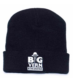 Big Vern n the Shootahs black embroidered beanie