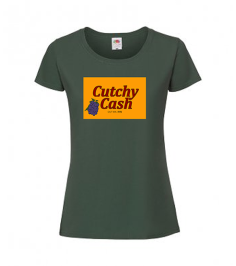 Limited Edition Cutchy Cash ladies fitted t-shirt