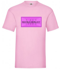 Mayah Herlihy Official Merchandise Pink Unisex P/B logo t-shirt