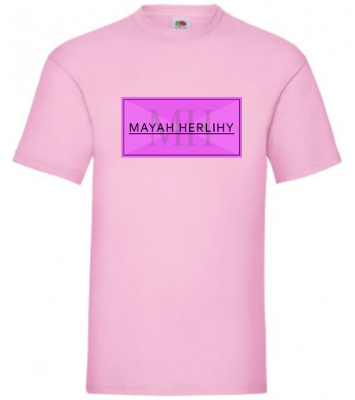 Mayah Herlihy Official Merchandise Pink Unisex P/B logo t-shirt