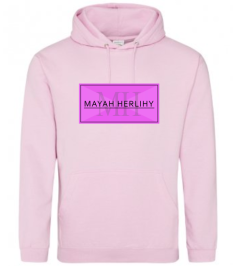 Mayah Herlihy Official Merchandise Unisex Pink P/B logo Hoodie