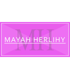Mayah Herlihy Official Merchandise Unisex White P/W logo Hoodie