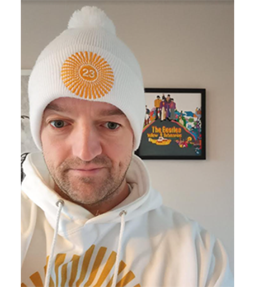 23 Embroidered Pom Pom Beanie