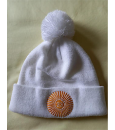 23 Embroidered Pom Pom Beanie